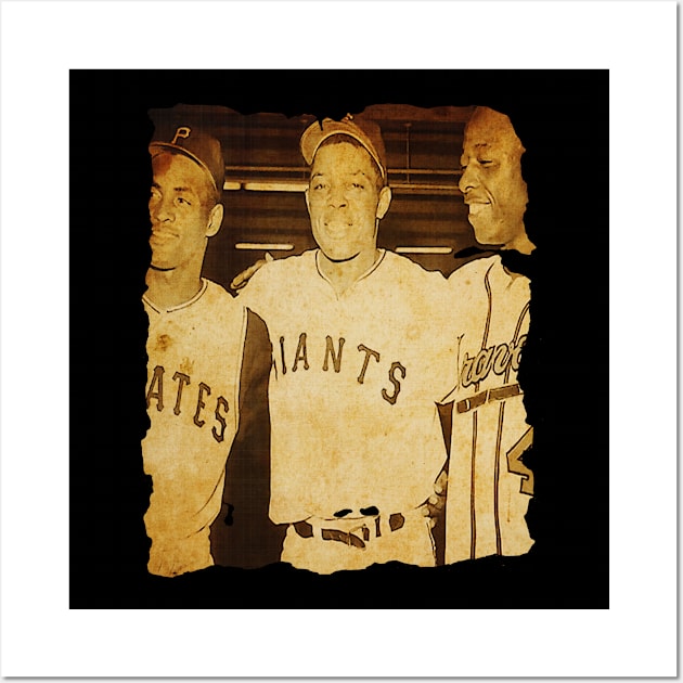 Three Man on Baseball Wall Art by IndianaWild